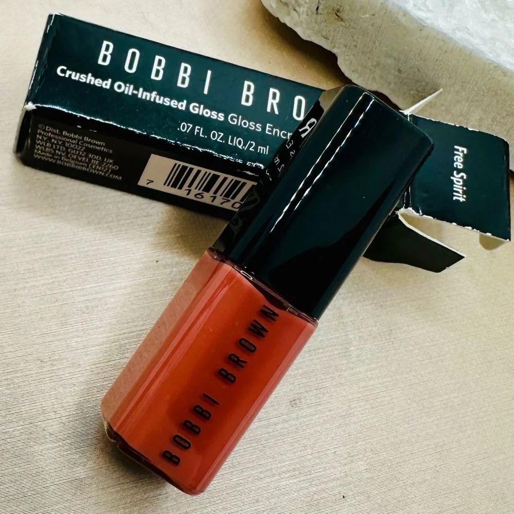 NEW! Bobbi Brown Travel Size Free Spirit Crushed Oil-Infused Lip Gloss